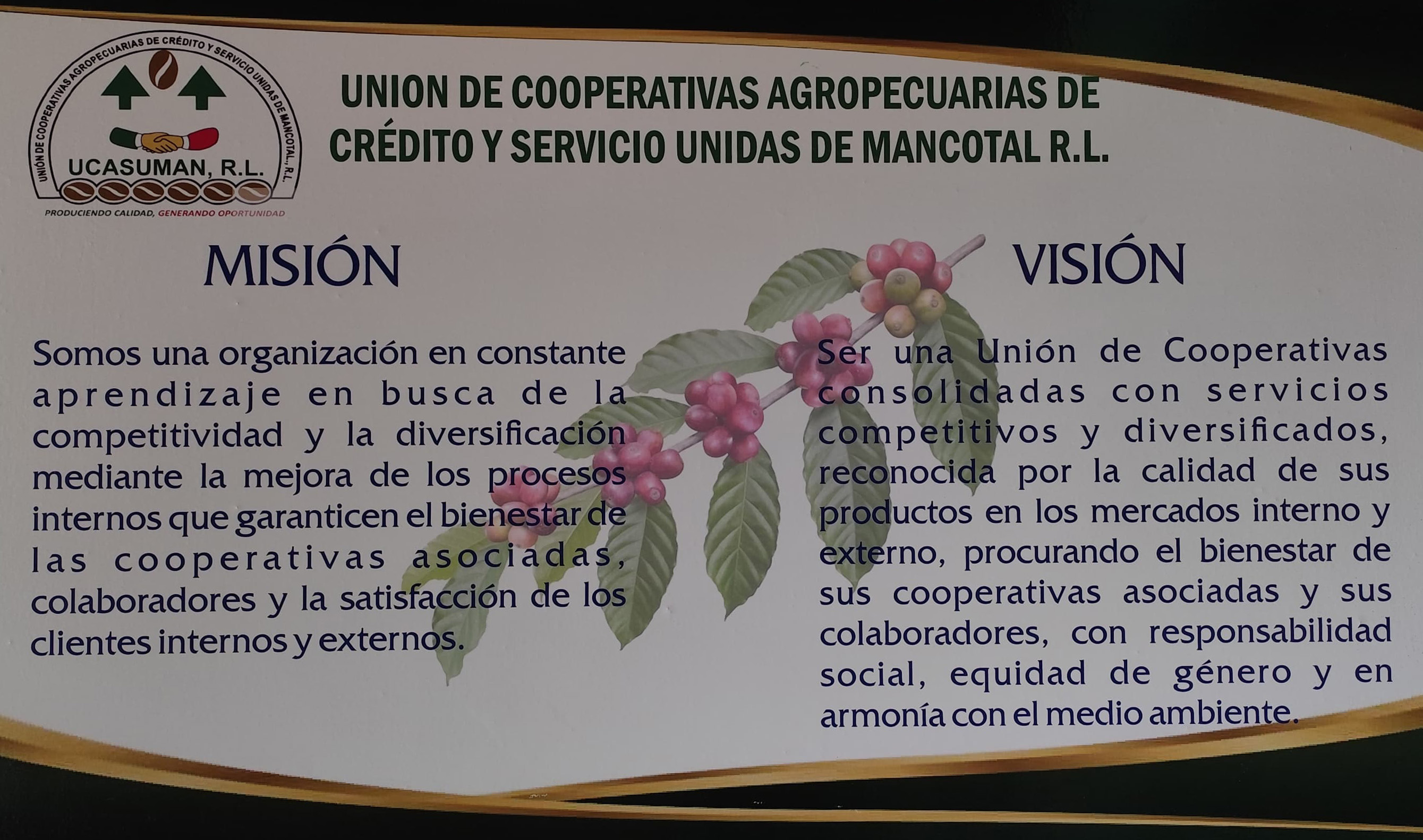 NUESTRA MISIÓN  Y VISIÓN